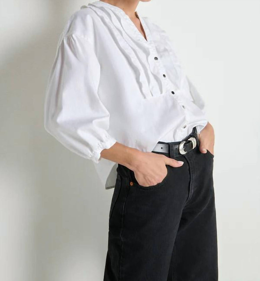 Nation Ltd - Amelia Ruffle Shirt