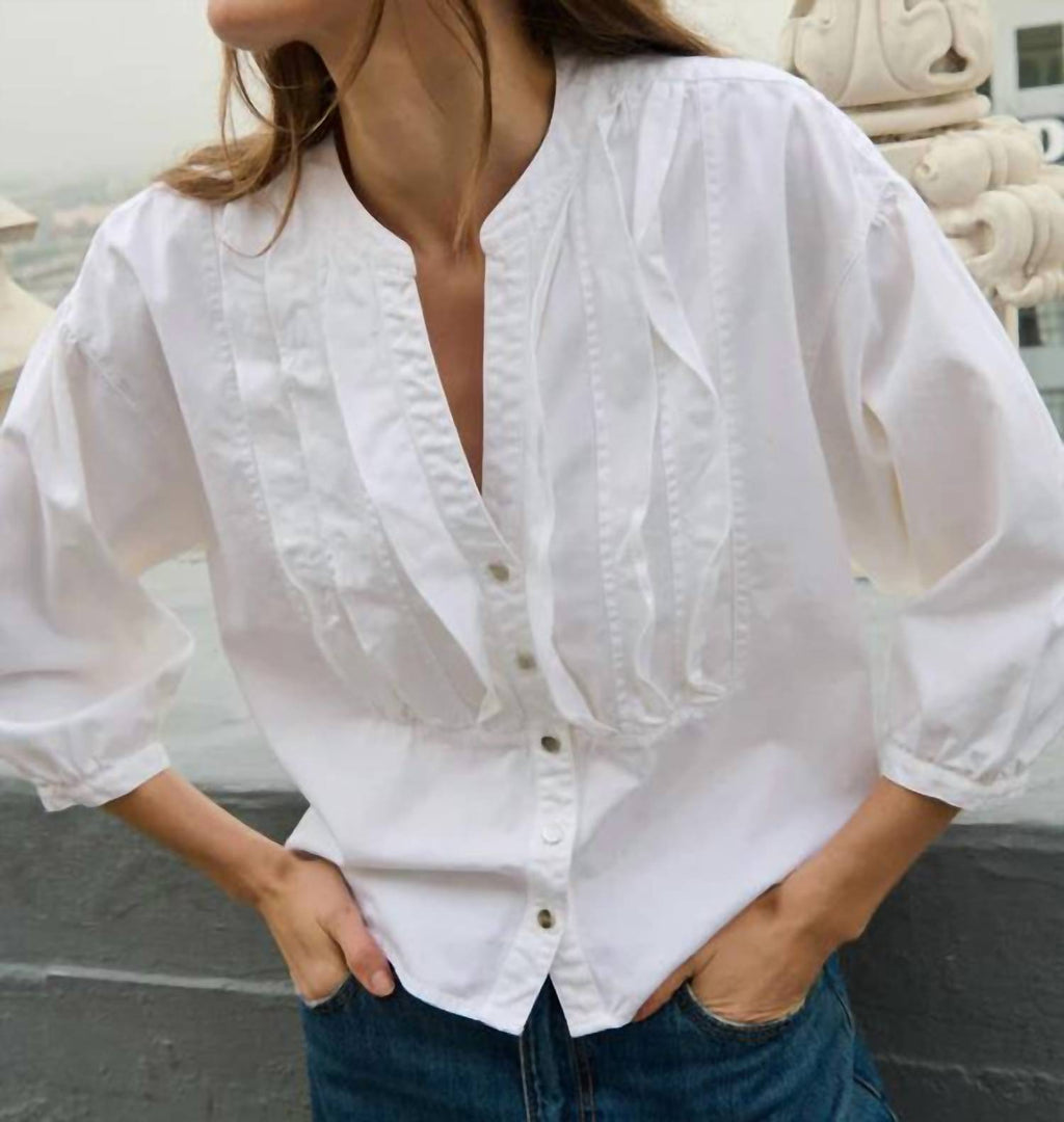 Nation Ltd - Amelia Ruffle Shirt