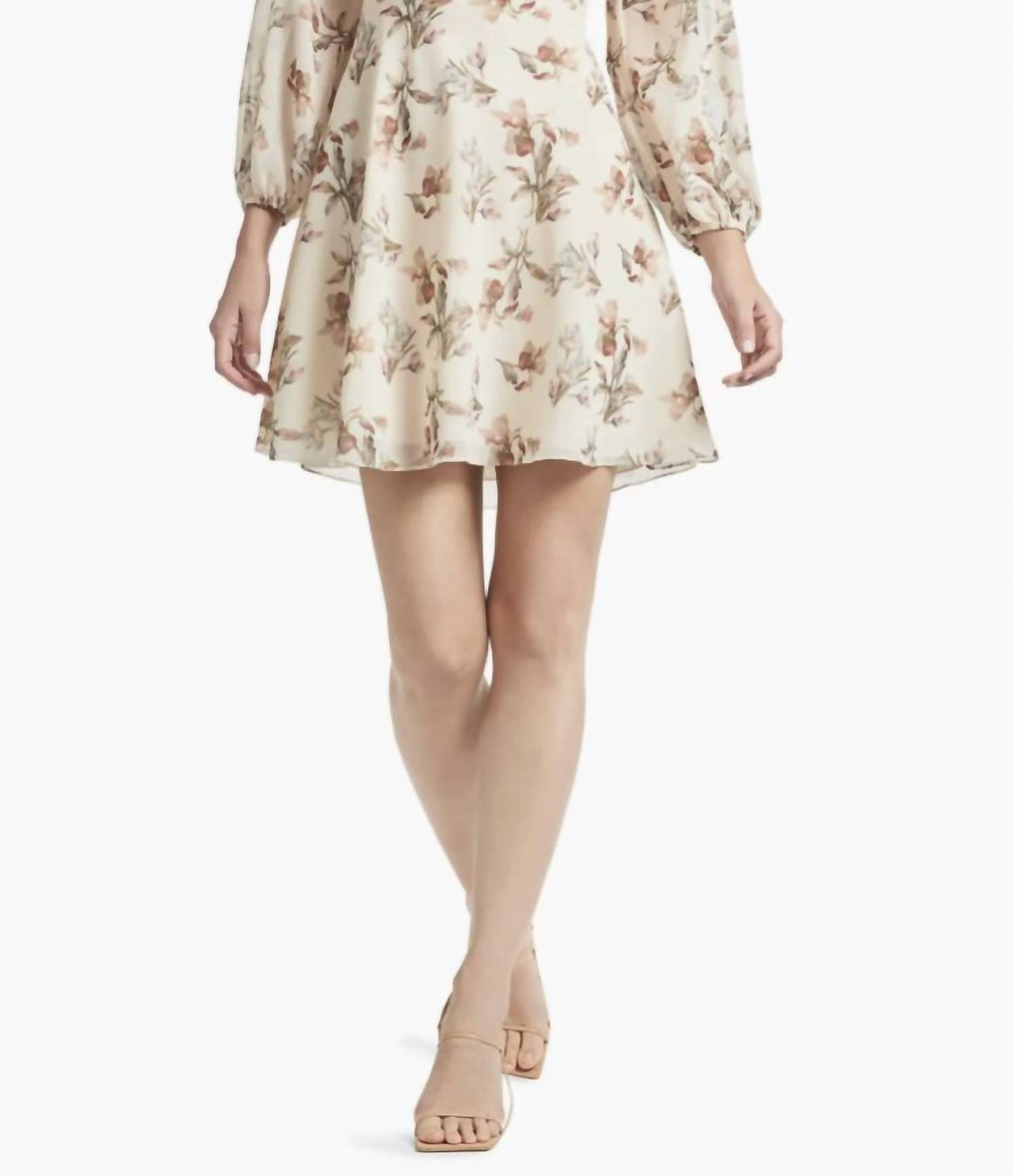 Sachin & Babi - Bevvy Floral Chiffon Mini Dress