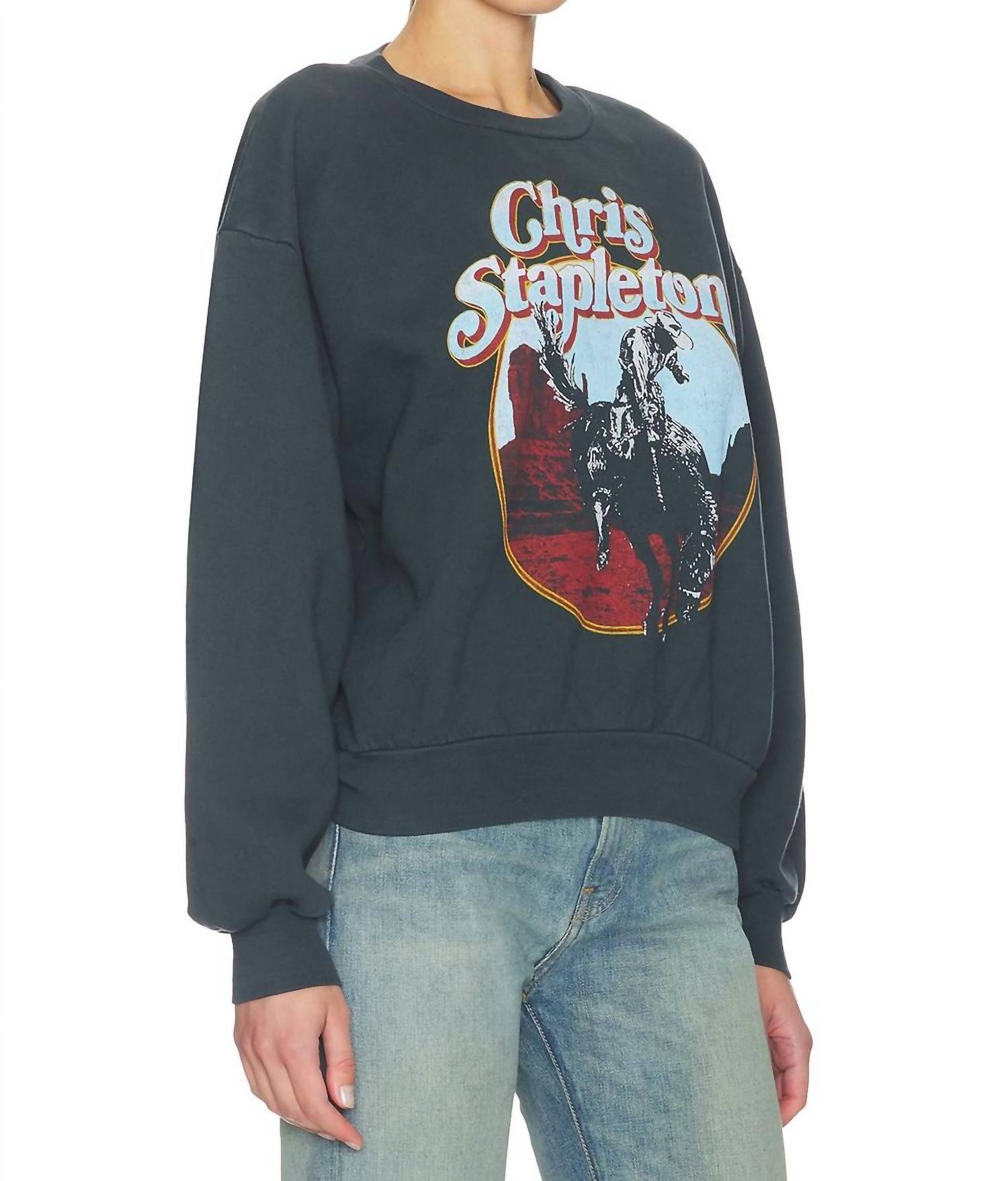 Daydreamer - Chris Stapleton Oversized Crew Sweatshirt