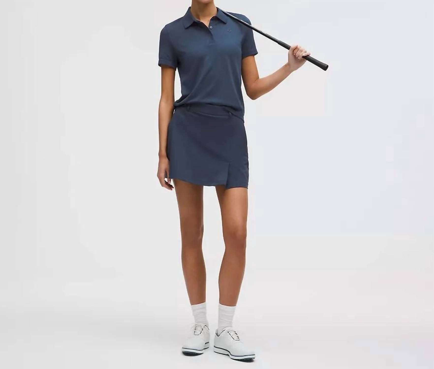 Lululemon - Swiftly Open-knit Golf Polo