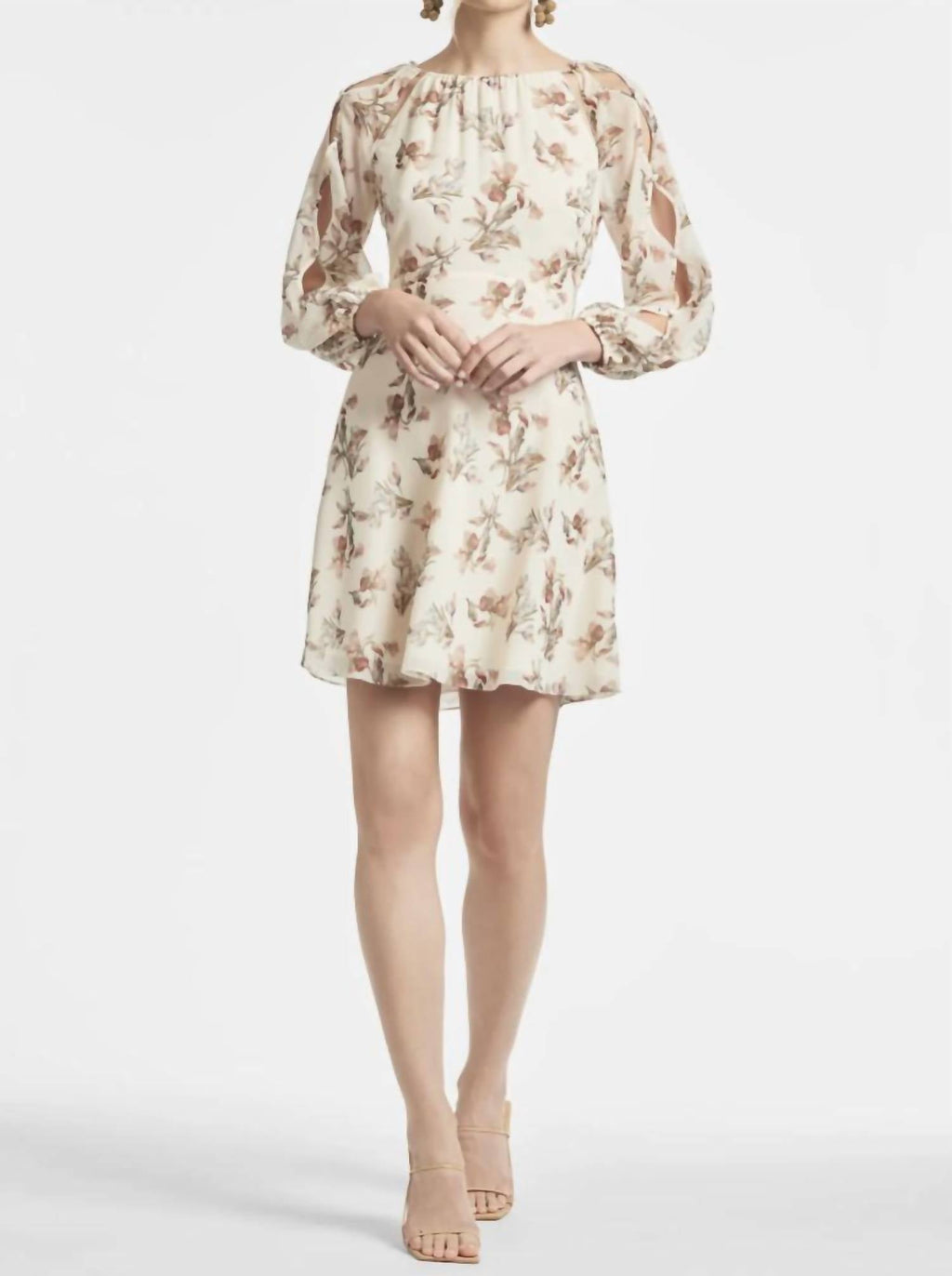 Sachin & Babi - Bevvy Floral Chiffon Mini Dress