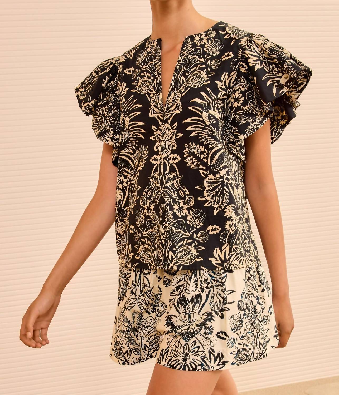Ulla Johnson - Severine Flutter Sleeve Top
