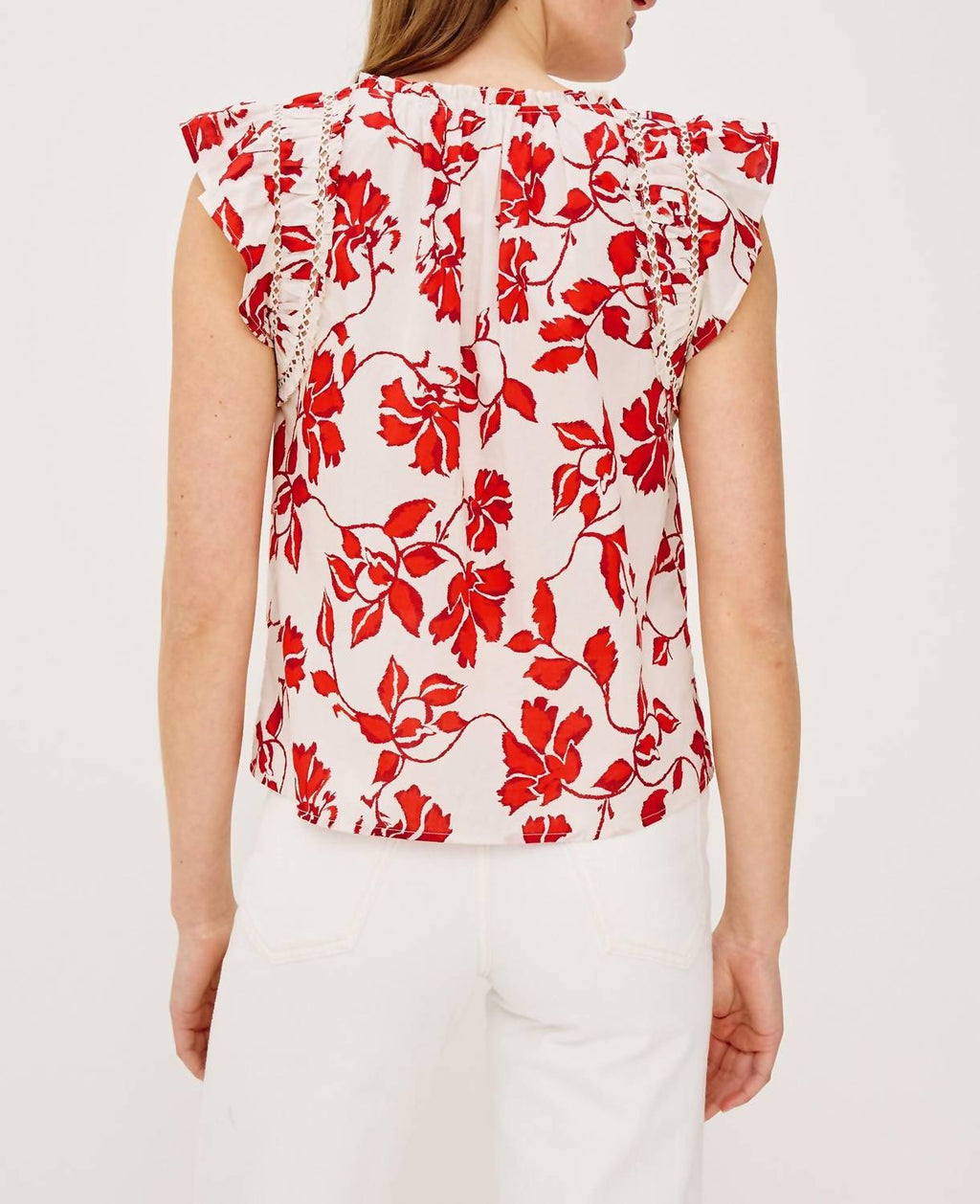 Rails - Allea Flutter Sleeves Top
