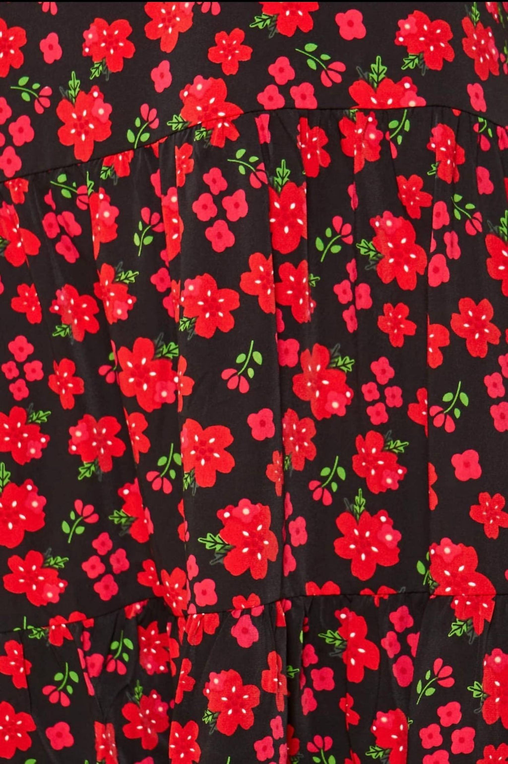 Sugarlips - Mandi Floral Tiered Midi Dress