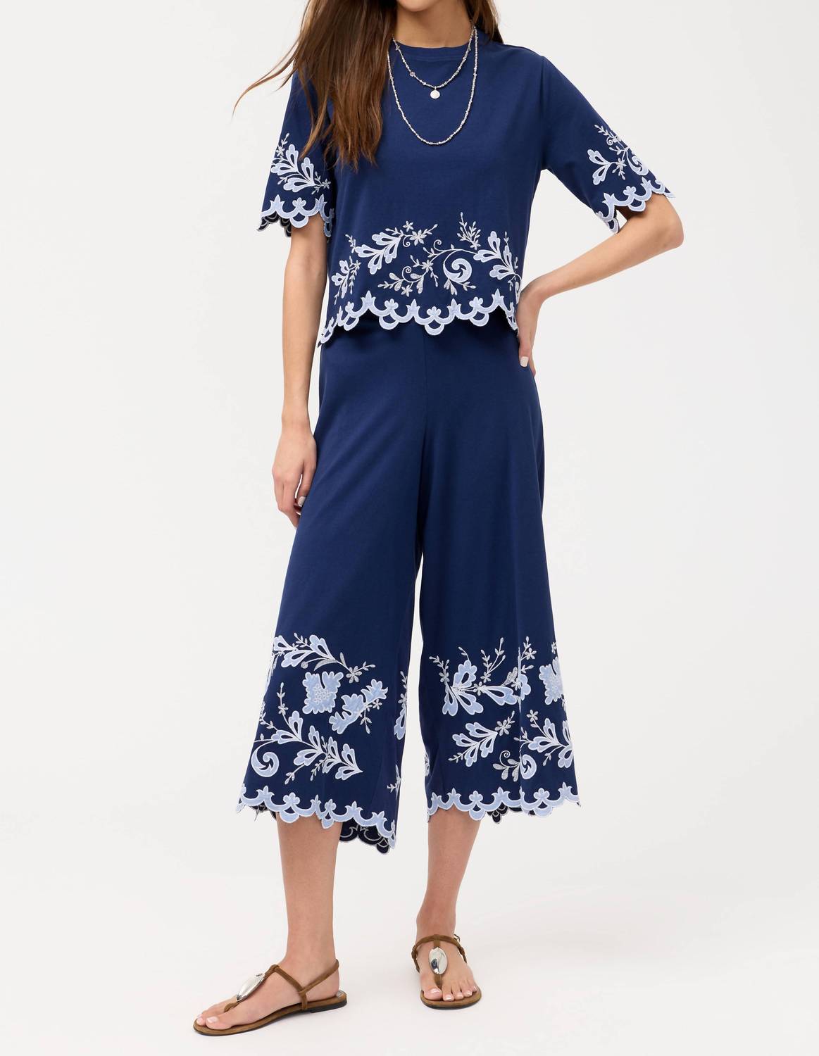 Johnny Was - ADDELINE ELBOW SLEEVE TEE
