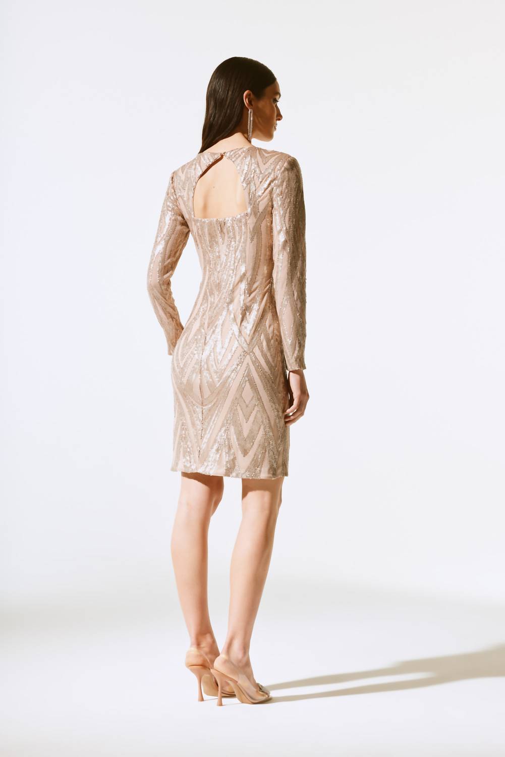 Joseph Ribkoff - Sophisticated Sequined Party Dress
