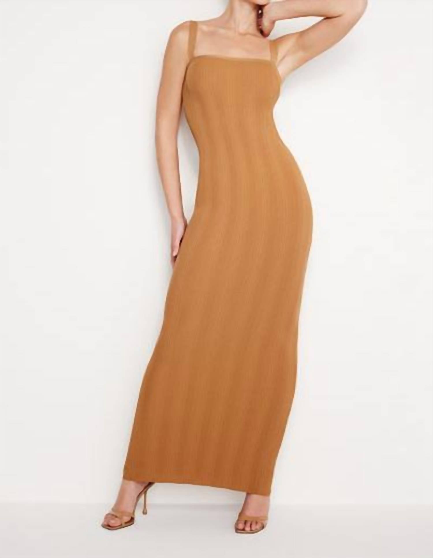 Good American - Plisse Maxi Dress