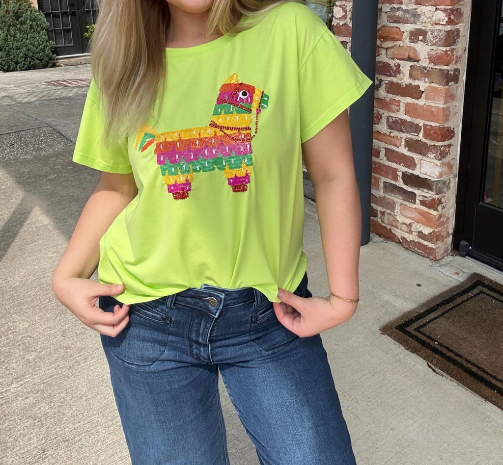 Queen Of Sparkles - Piñata Crewneck Tee