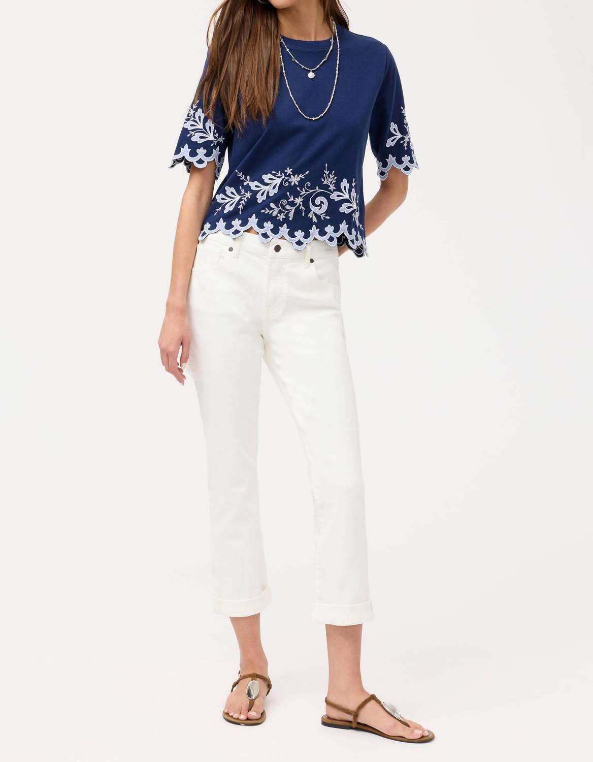 Johnny Was - ADDELINE ELBOW SLEEVE TEE