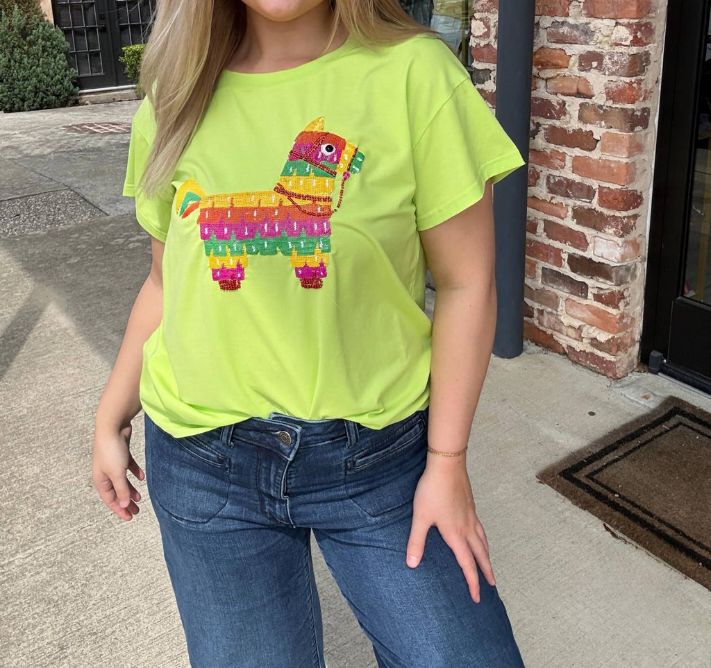 Queen Of Sparkles - Piñata Crewneck Tee