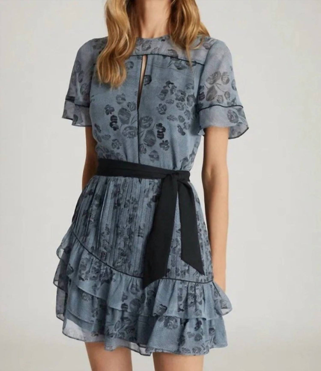 Reiss - Dani Floral Flippy Ruffle Mini Dress