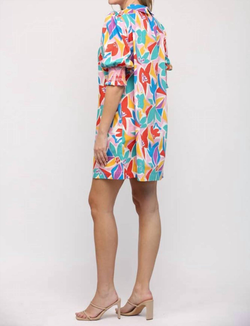 Fate - Torrance Abstract Floral Dress