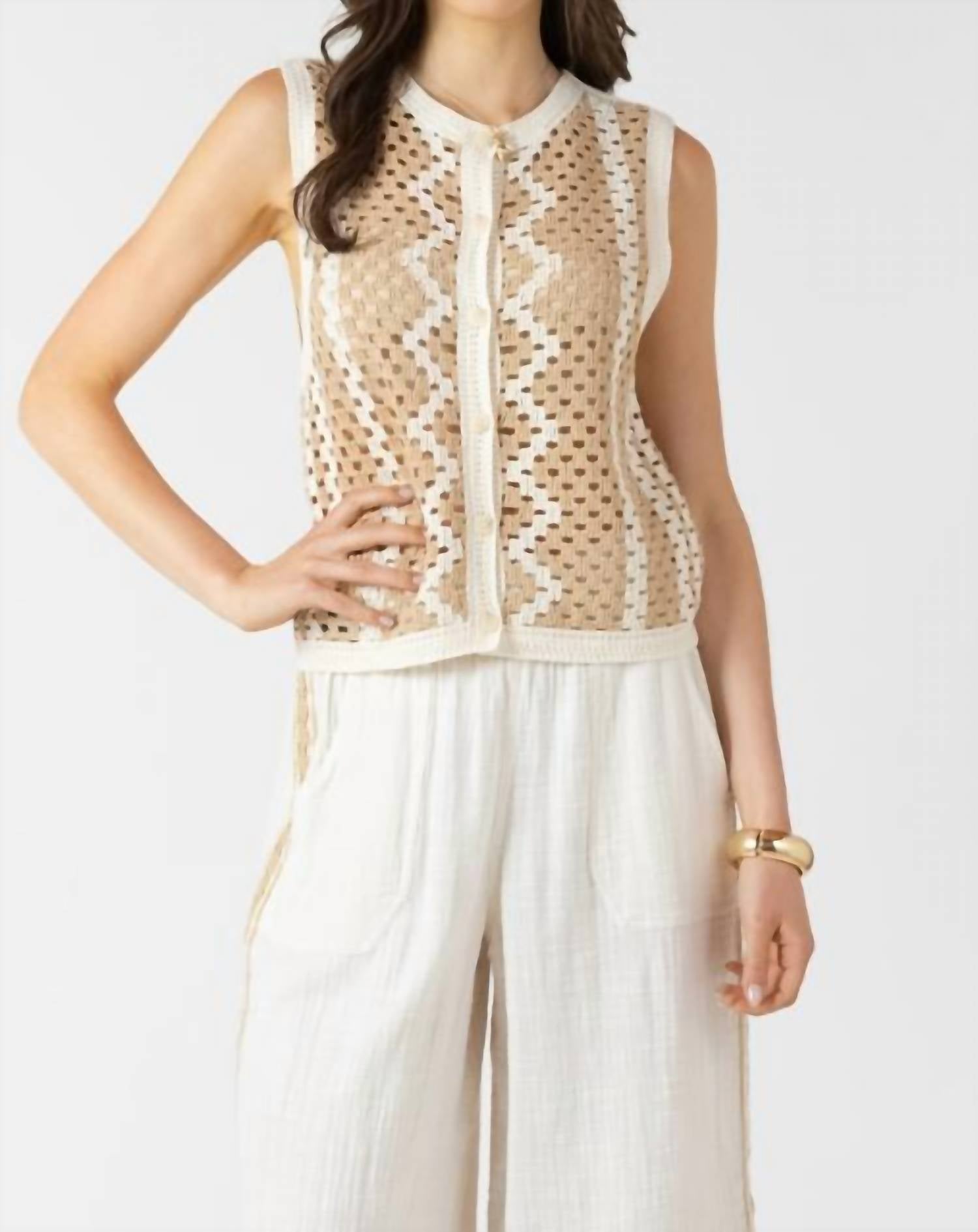 Dex - Coastal Escape Crochet Top