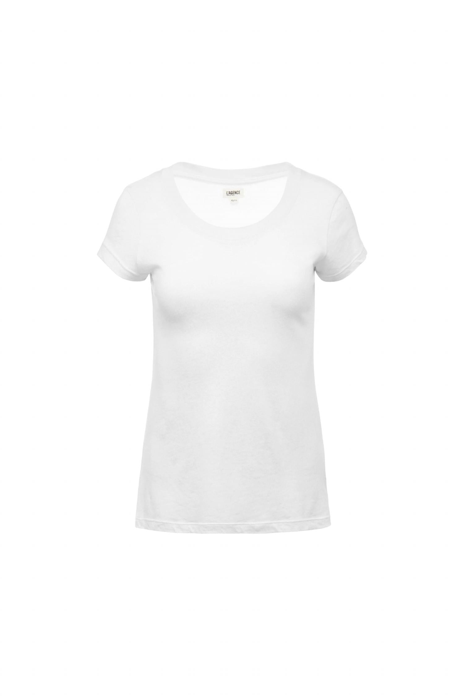 L'Agence - Cory Scoop Neck Tee