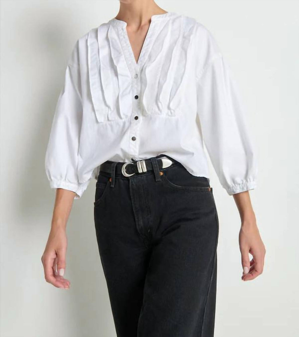 Nation Ltd - Amelia Ruffle Shirt