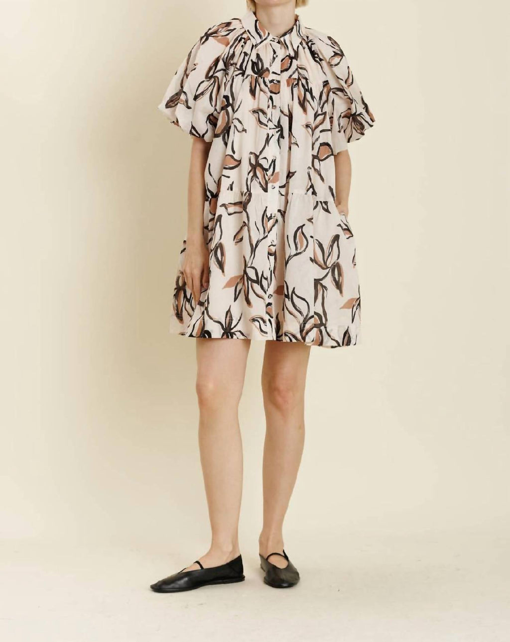 Aureum - Sienna Floral Mini Shirt Dress