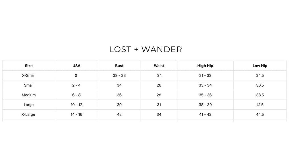 Lost + Wander - Josephine Mini Dress