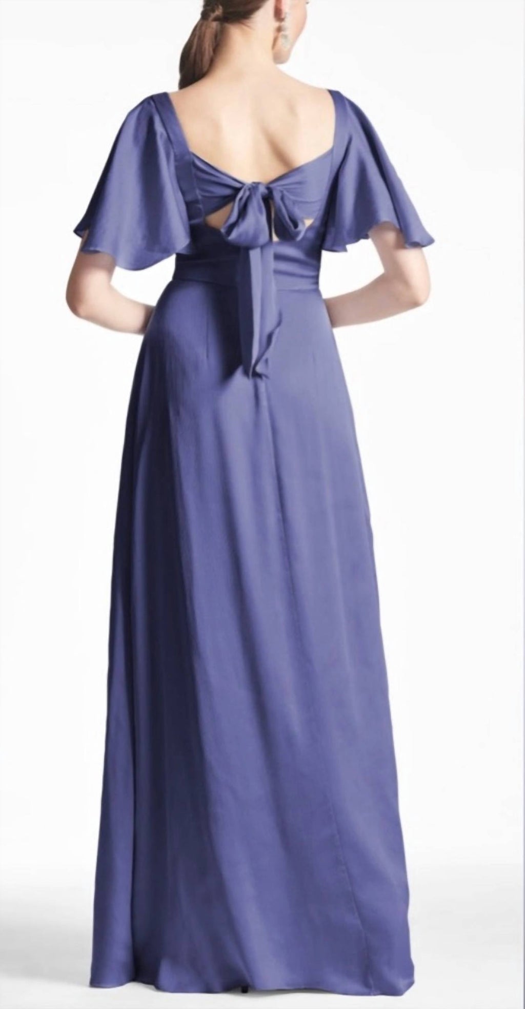 Sachin & Babi - Aurora Flutter Sleeve Gown