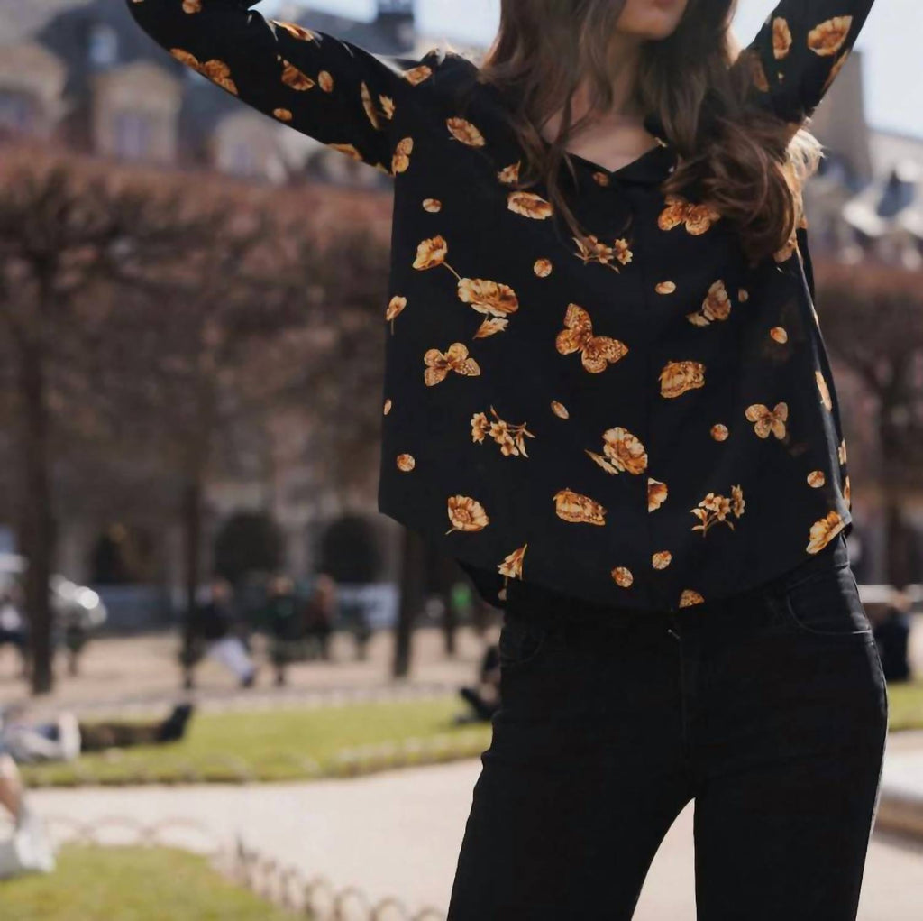 Catherine Gee - Daria French Cuff Silk Blouse