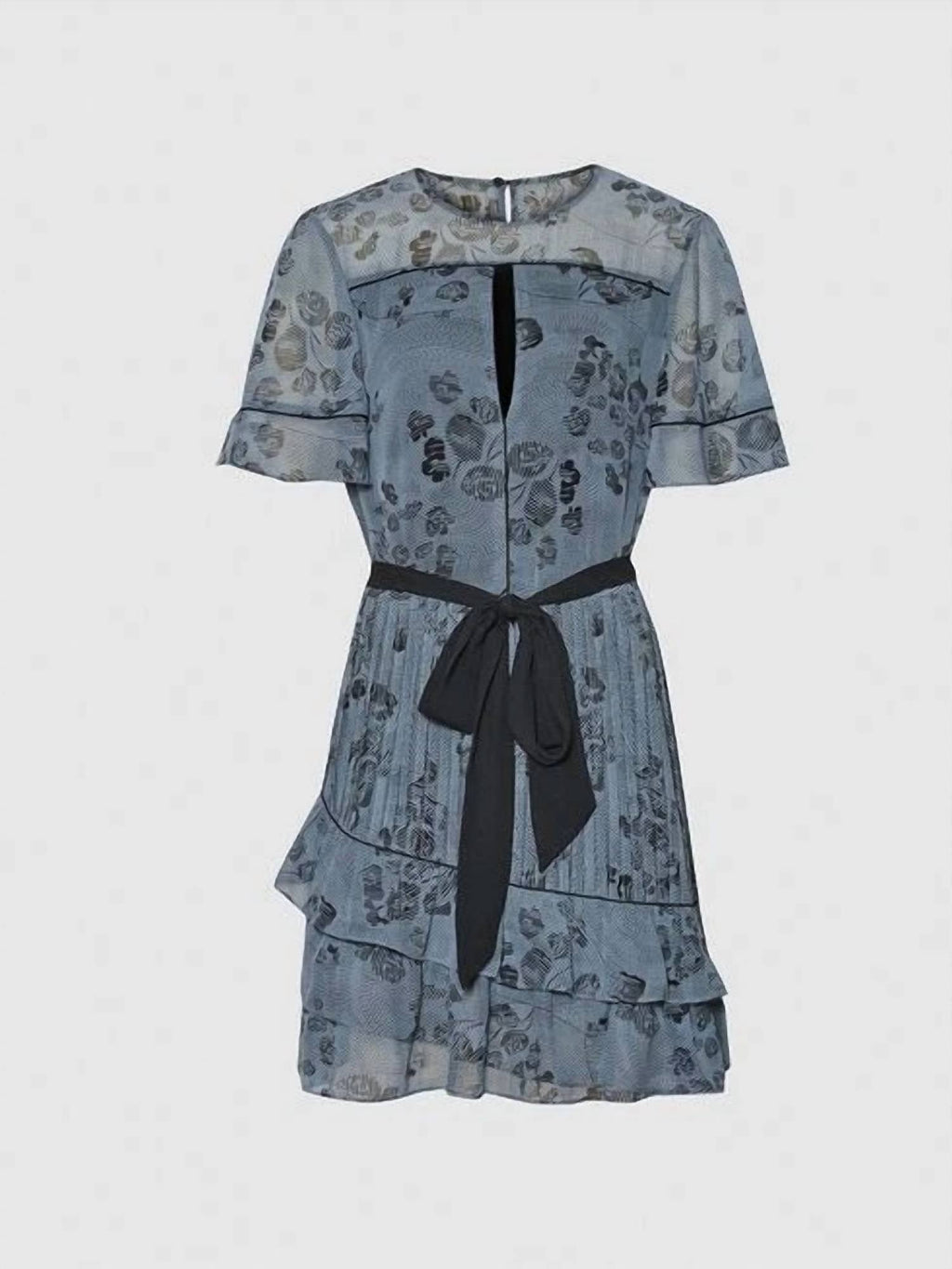 Reiss - Dani Floral Flippy Ruffle Mini Dress