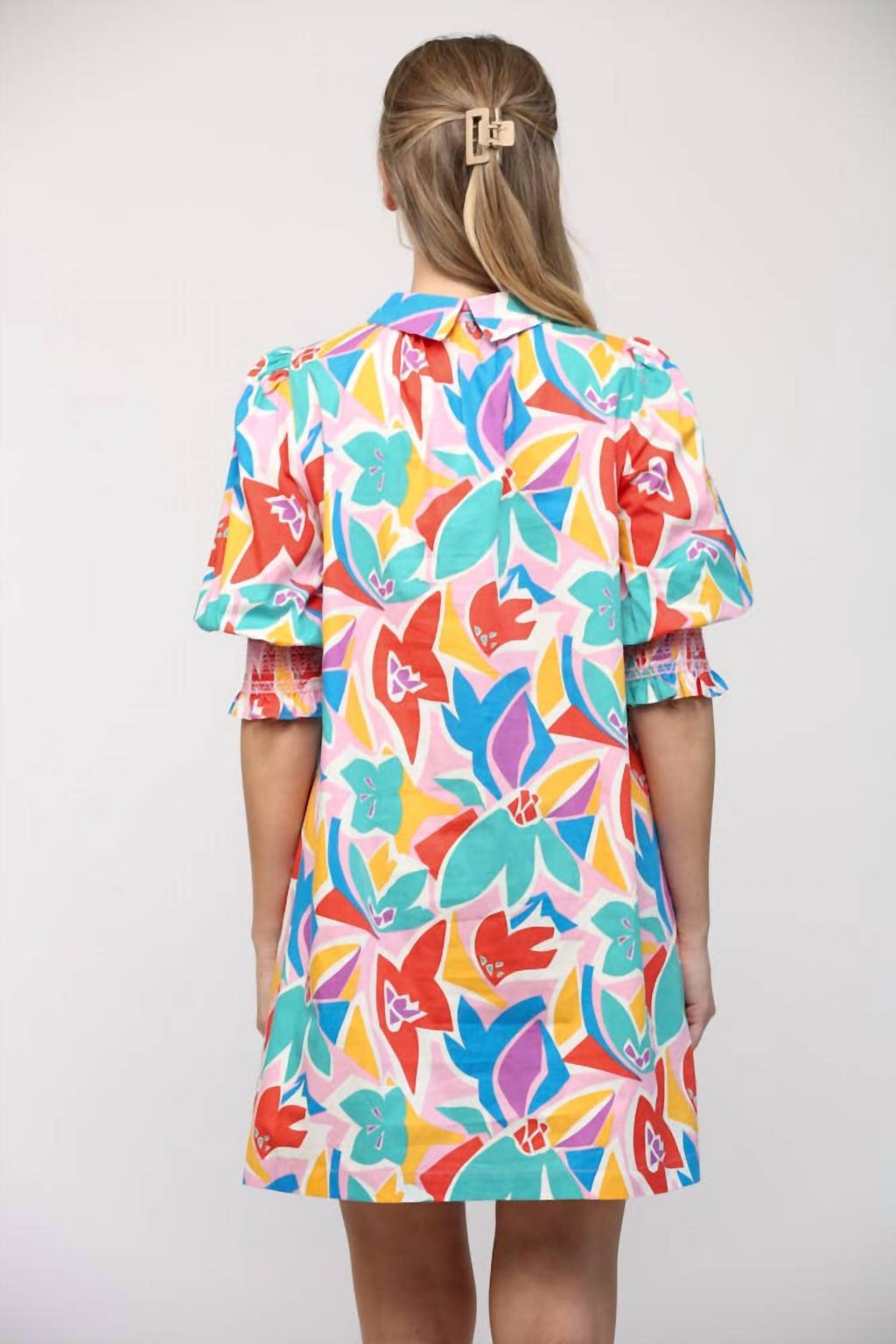Fate - Torrance Abstract Floral Dress