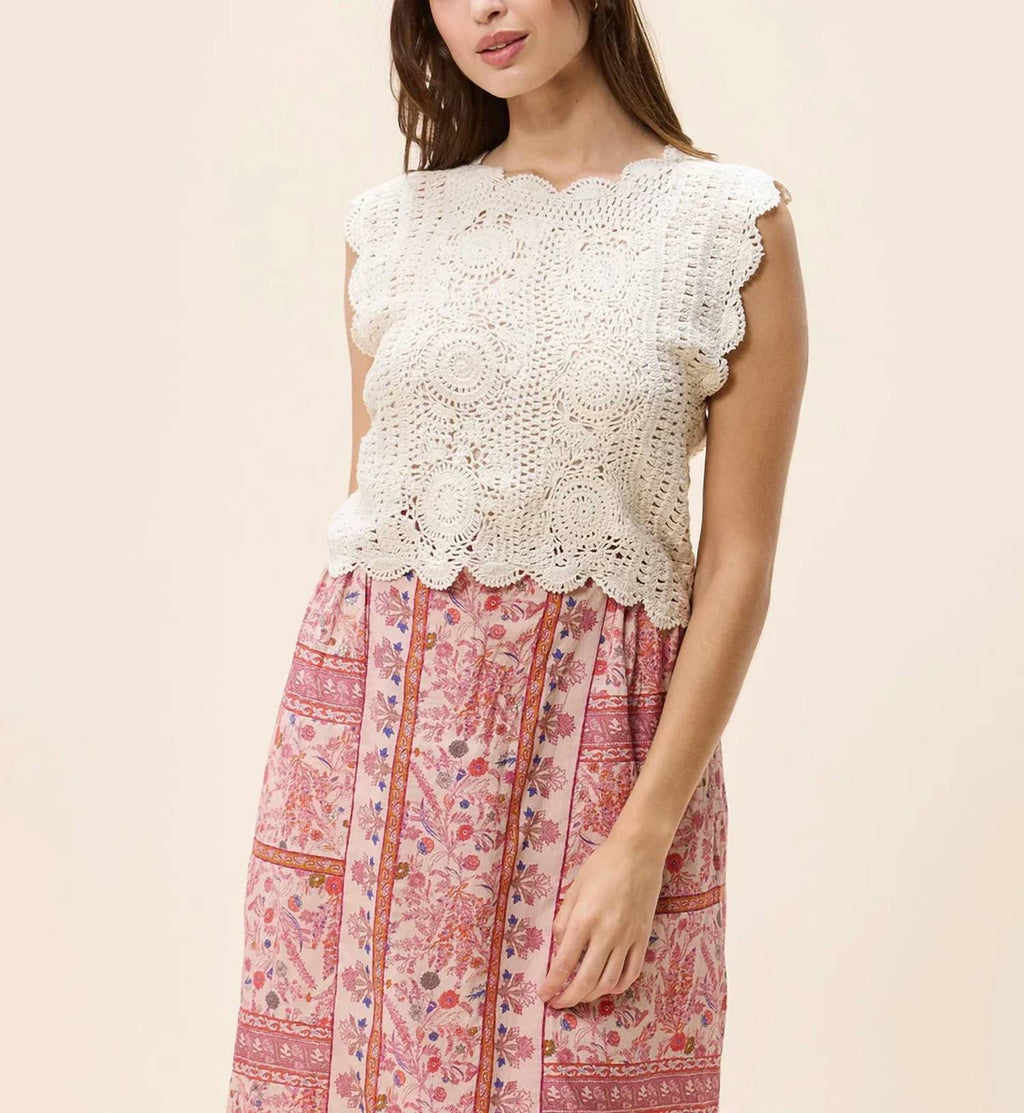 Cleobella - Astra Crochet Crop Top