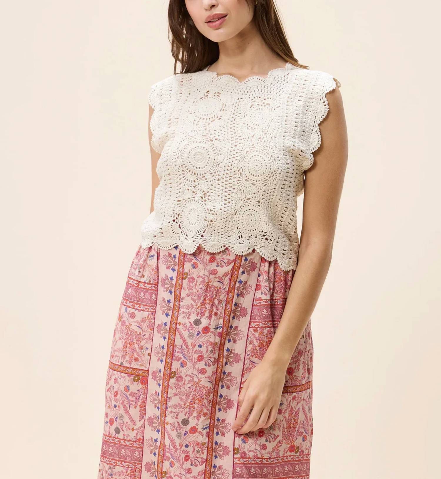 Cleobella - Astra Crochet Crop Top