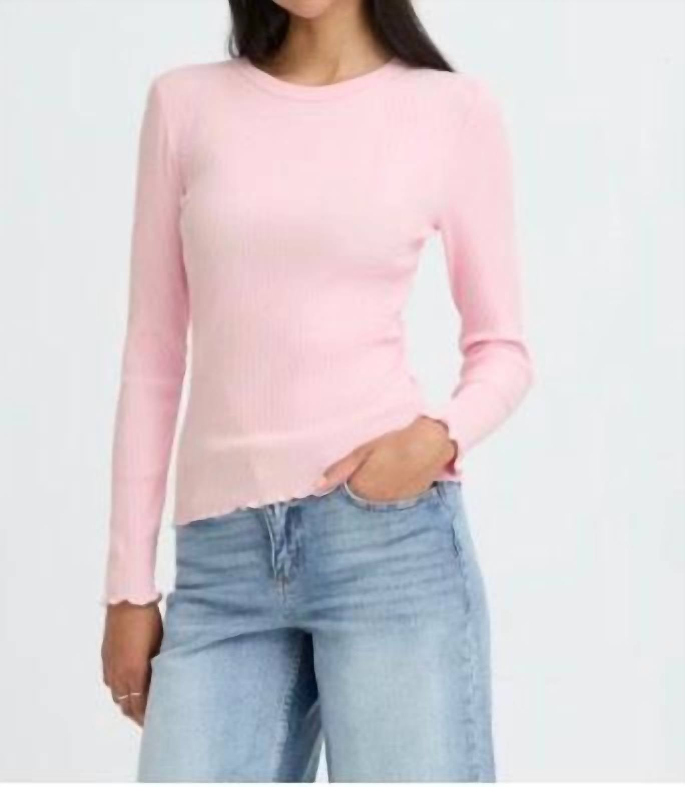 B.Young - Sinne Long Sleeve Ribbed Tee