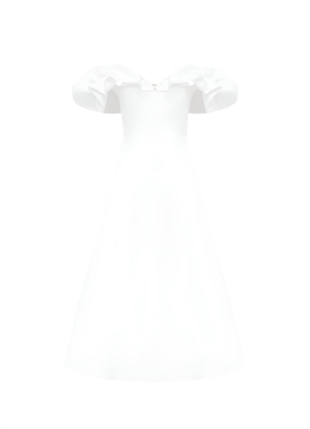 Leo Lin - Annie Off Shoulder Frill Midi Dress