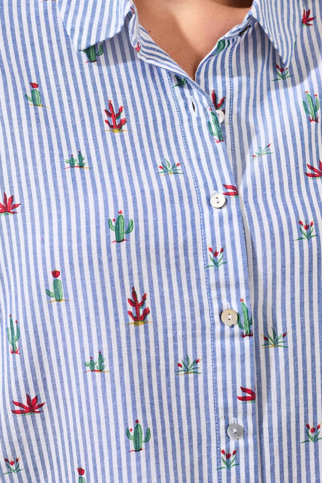 Tribal - Button Front Blouse