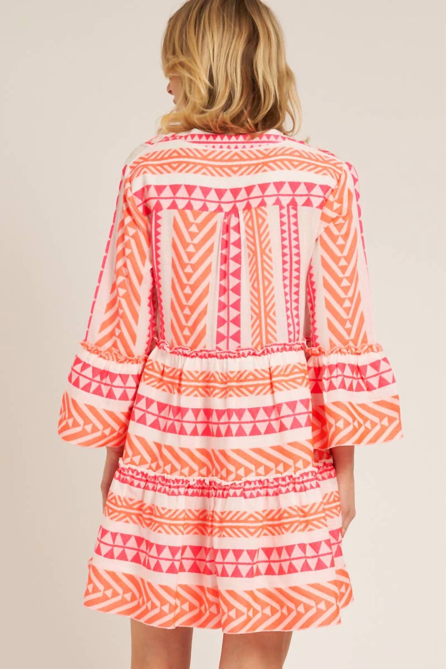 En Creme - Bring On The Sun Embroidered Dress