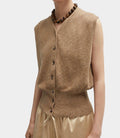 Cordera - Flecked Cotton Waistcoat