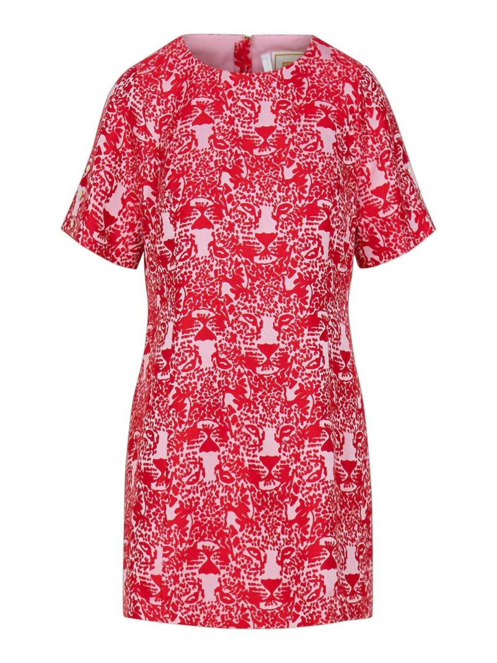 Emily Mccarthy - Emily McCarthy Royal Shift Dress-Cheeky Cheetah