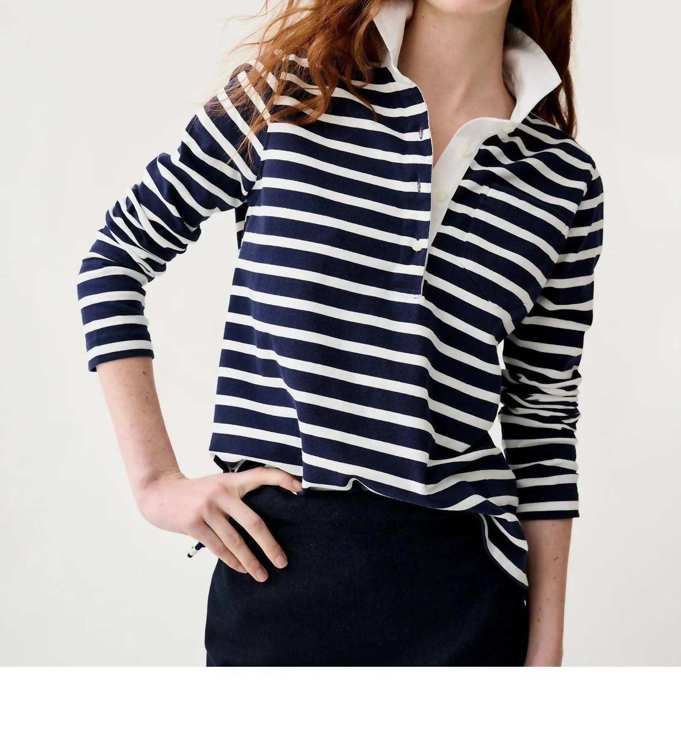 Ann Mashburn - Franny Rugby Polo