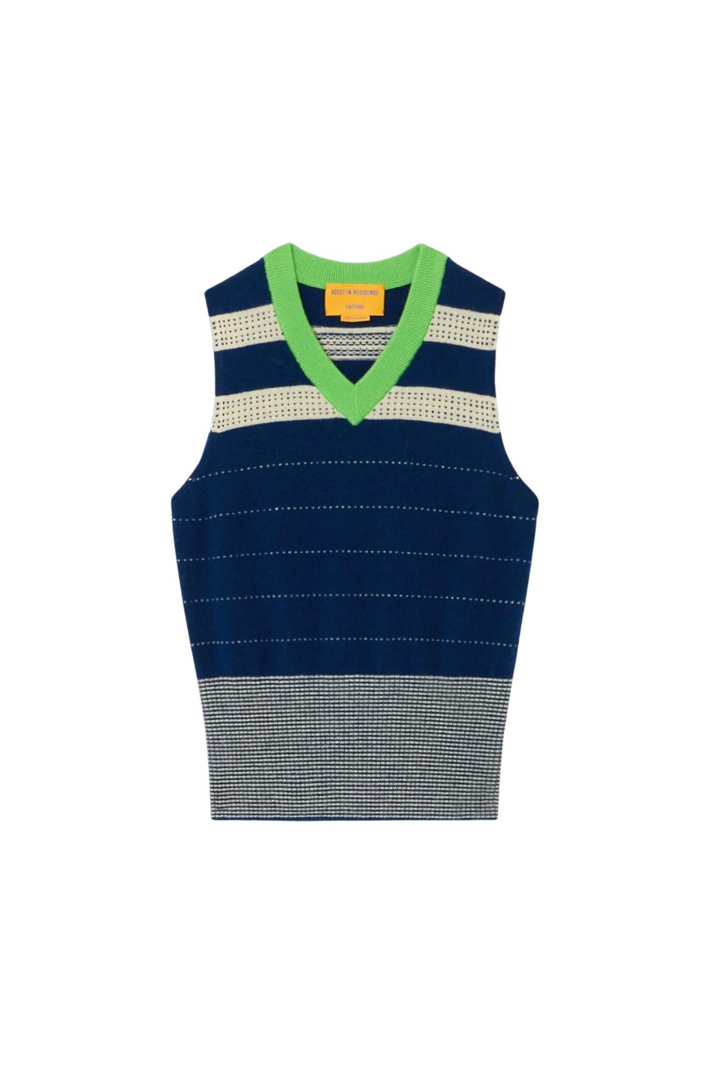 Guest In Residence - Collegiate Stripe Vest