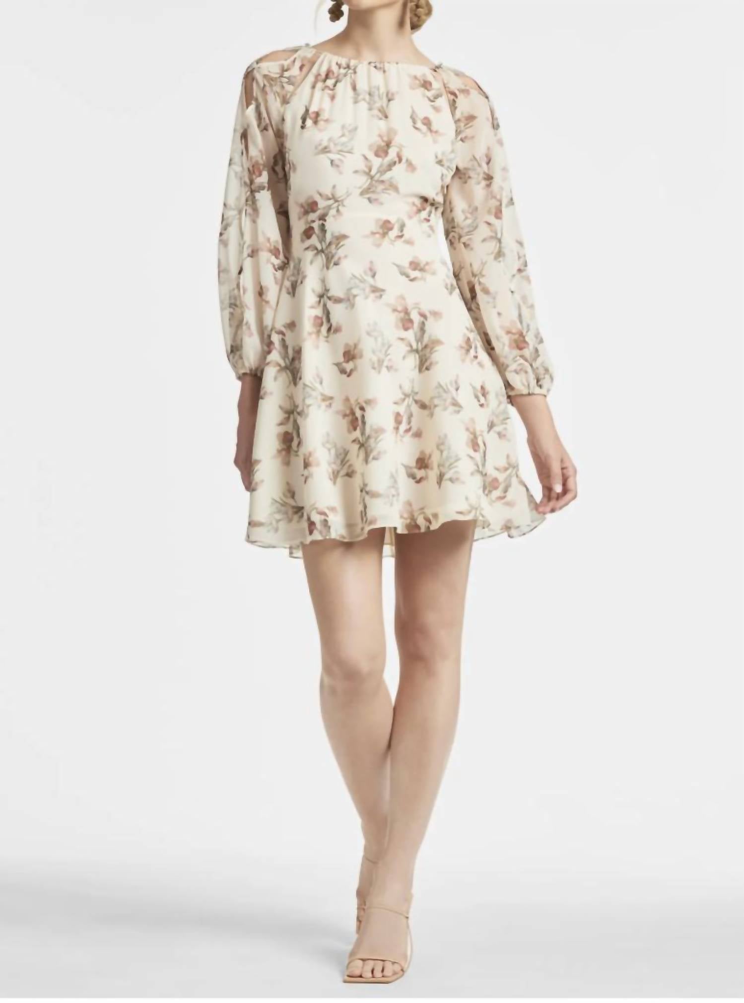Sachin & Babi - Bevvy Floral Chiffon Mini Dress