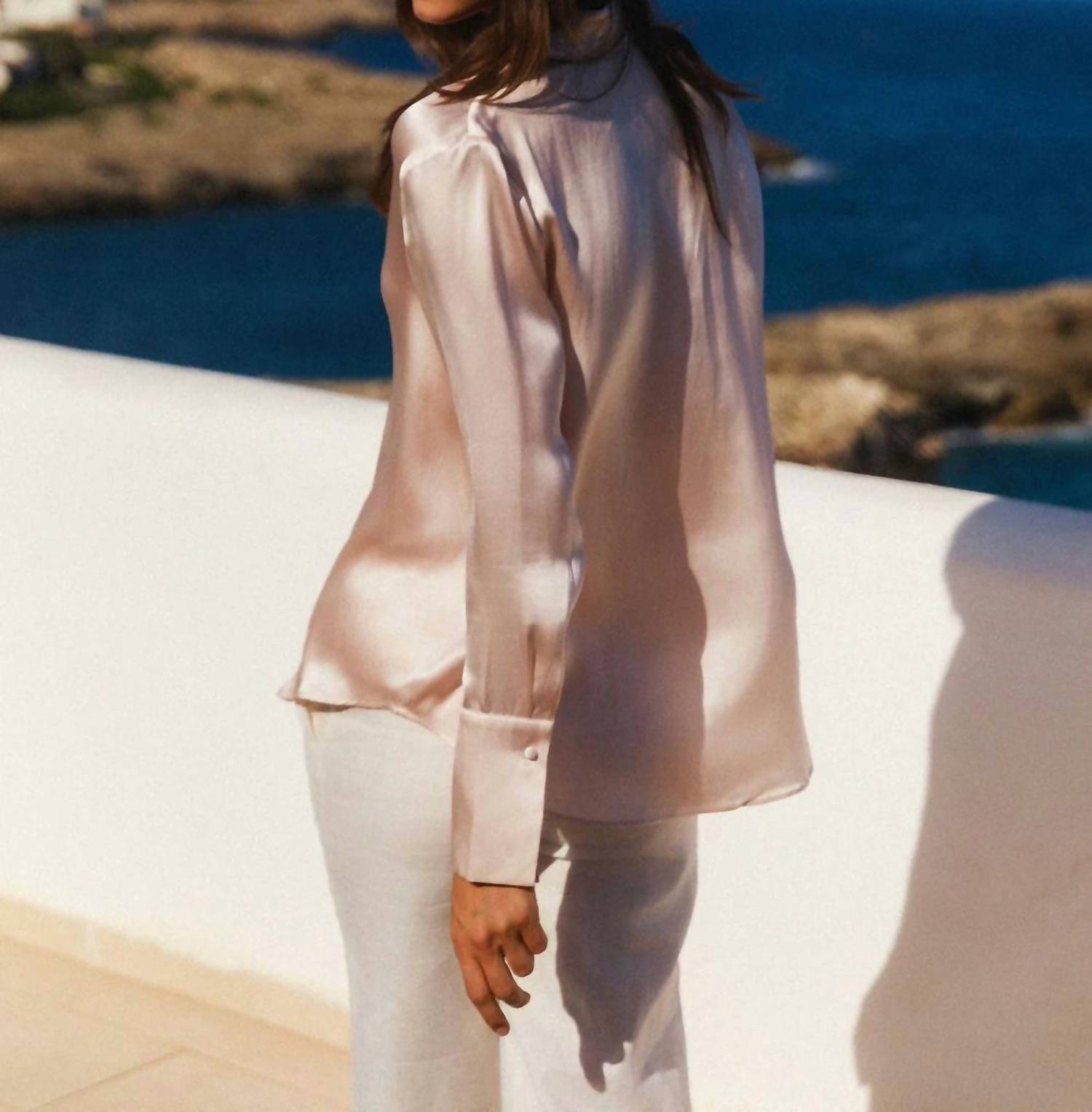 Catherine Gee - Daria French Cuff Silk Blouse