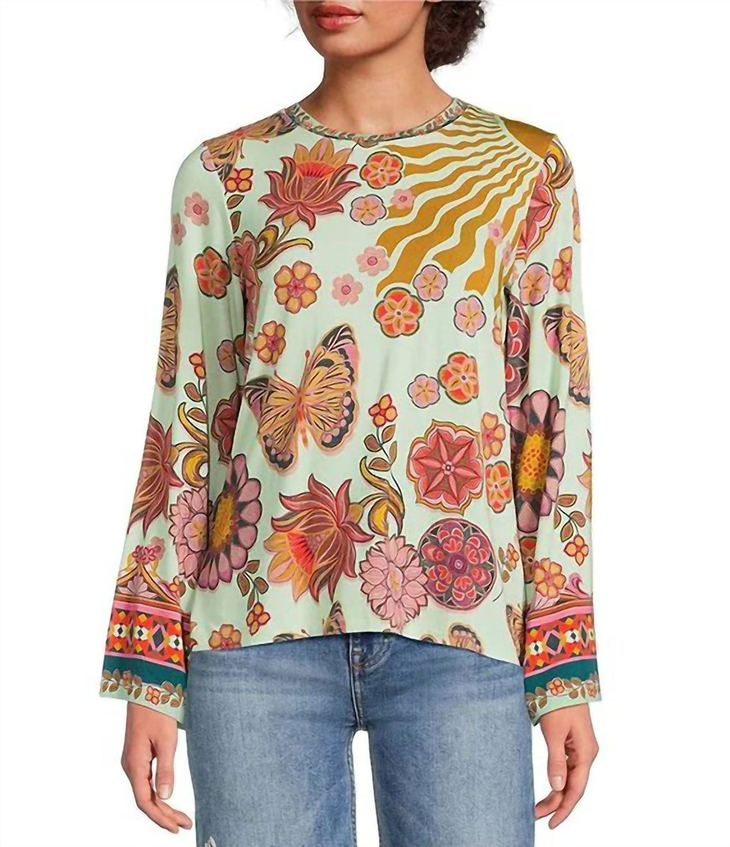 Johnny Was - JANIE FAVORITE FLARE SLEEVE CREW NECK TEE